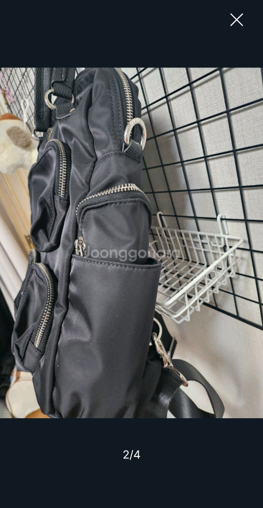 프라다 나일론 백팩--1