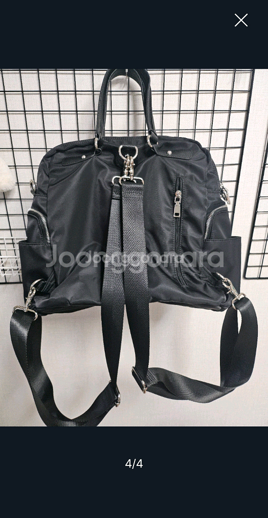 프라다 나일론 백팩--3