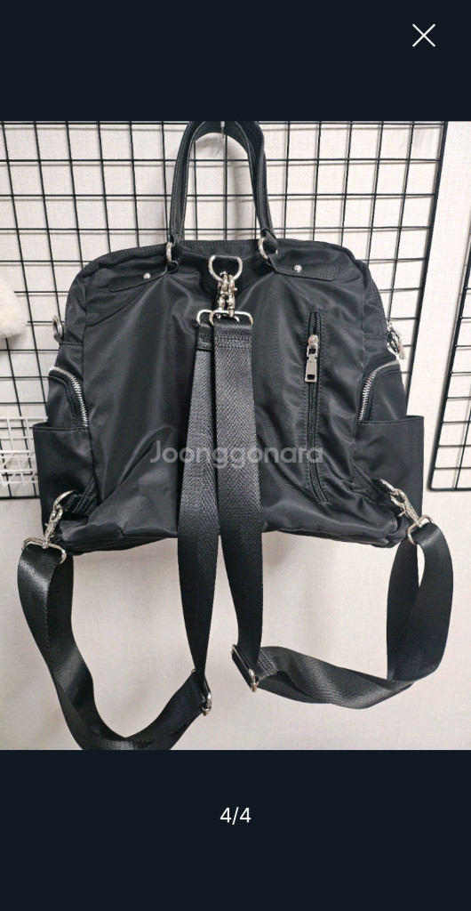 프라다 나일론 백팩--3