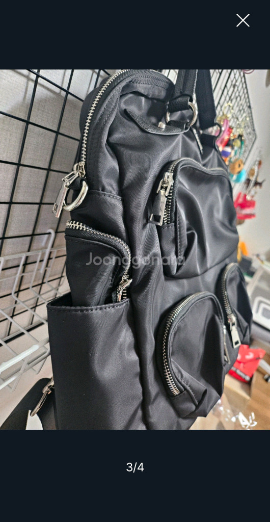 프라다 나일론 백팩--2