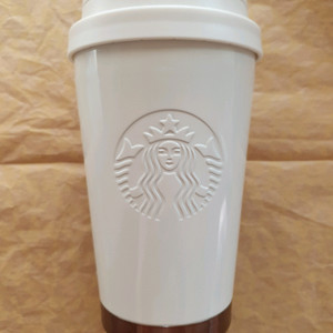 스타벅스 SS 엘마 클래식 화이트 텀블러 355ml