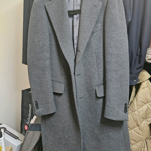 클래식마켓 울캐시 싱글 코트 그레이 48 100사이즈