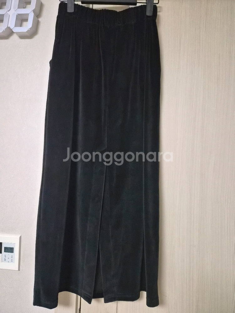 R2W 아비오 벨루어 밴딩 스커트 2(M) 블랙--5