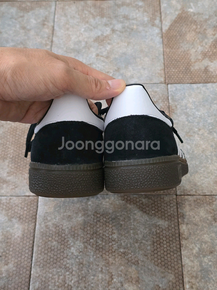 (230)아디다스 핸드볼 스페지알 코어 블랙 스니커즈 운동화--6