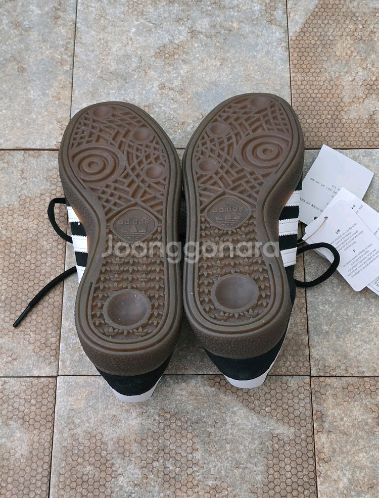 (230)아디다스 핸드볼 스페지알 코어 블랙 스니커즈 운동화--7