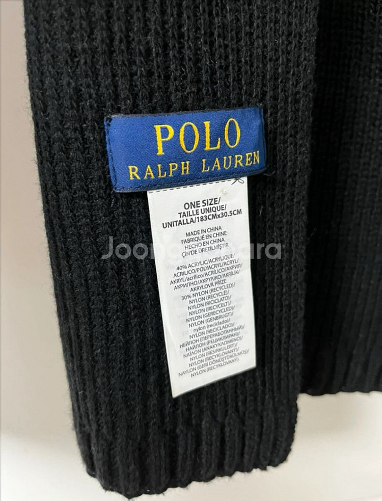 폴로 랄프로렌 폴로베어 니트 머플러--5