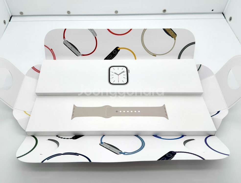 애플 워치 7 스타라이트 45mm GPS 알루미늄--0