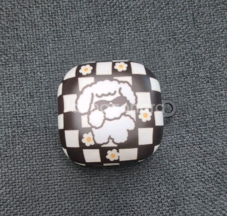 갤럭시 버즈 라이브 본체+강아지 케이스--0