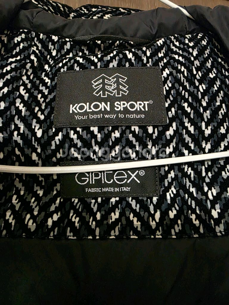 코오롱 안타티카 여성 한파용 구스 다운 롱패딩 90 사이즈 판매--4