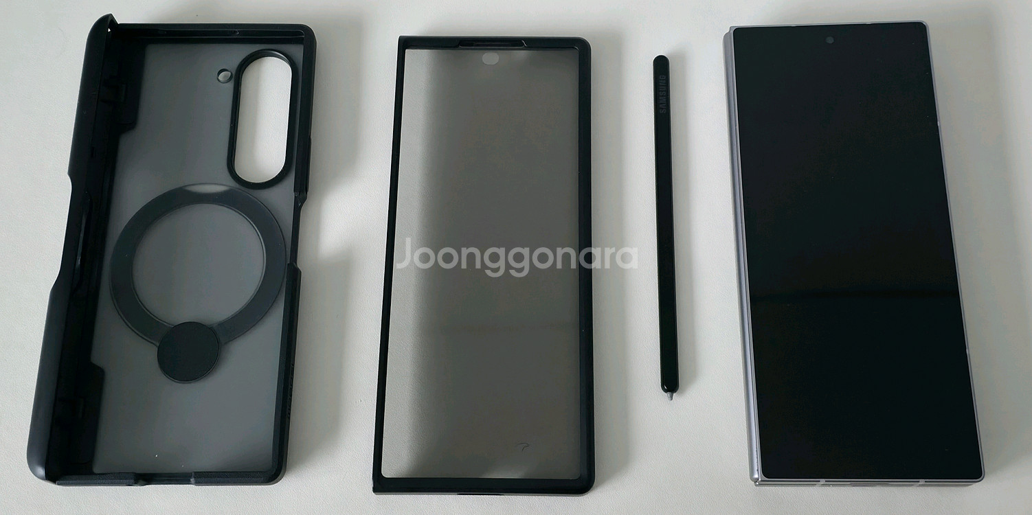 (풀박스)갤럭시폴드6 256gb+정품 S펜+풀커버케이스--8