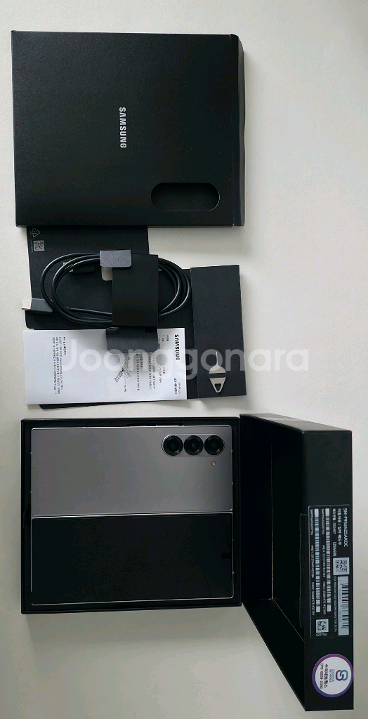 (풀박스)갤럭시폴드6 256gb+정품 S펜+풀커버케이스--9