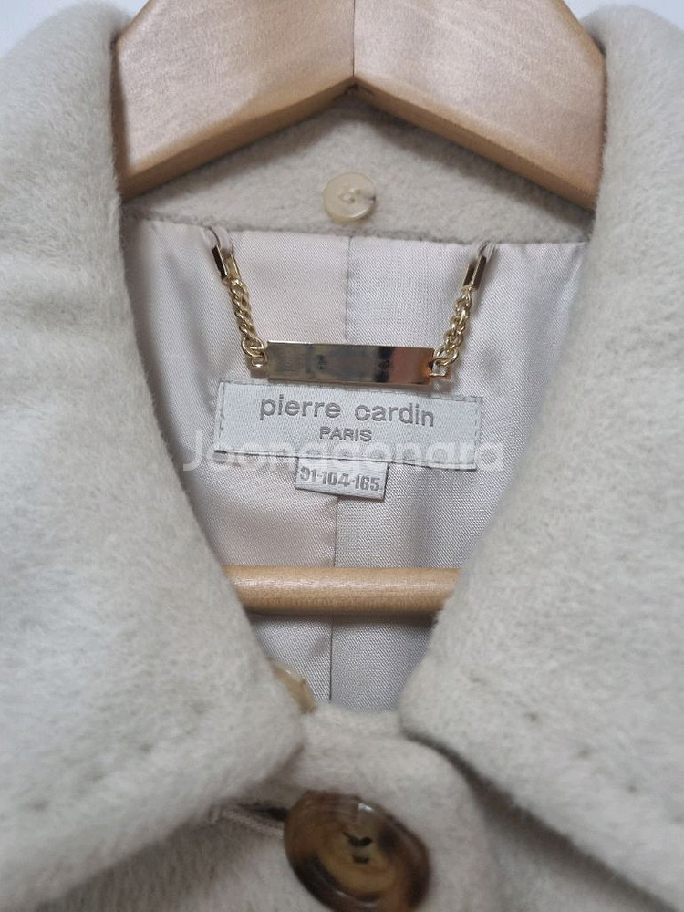 피에르가르뎅 오트밀 롱코트--2