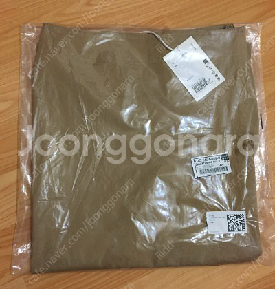 <택있음>COS플리티드 미디 랩 스커트(32/베이지)--2