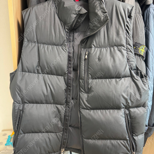 폴로 랄프로렌 푸퍼 패딩 조끼 블랙