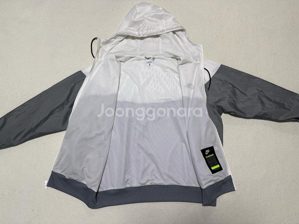 나이키 윈드러너 바람막이 후드 자켓 남성용 110사이즈--1