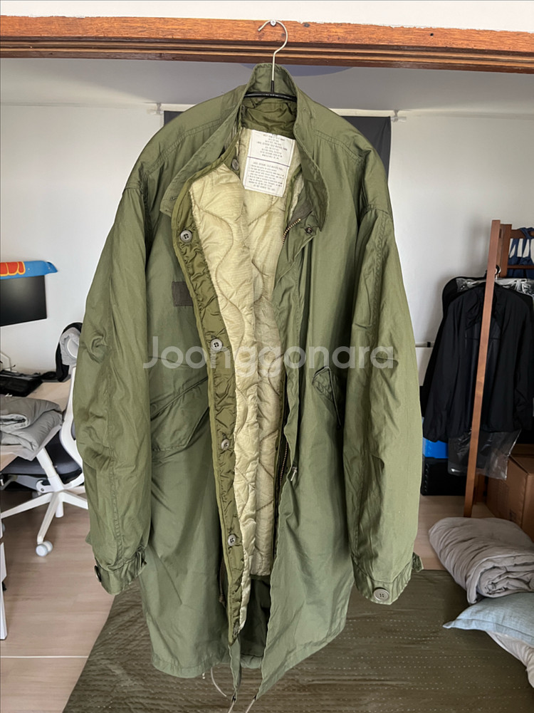 M65 오리지널 데드스탁 피쉬테일 개파카 M size--0