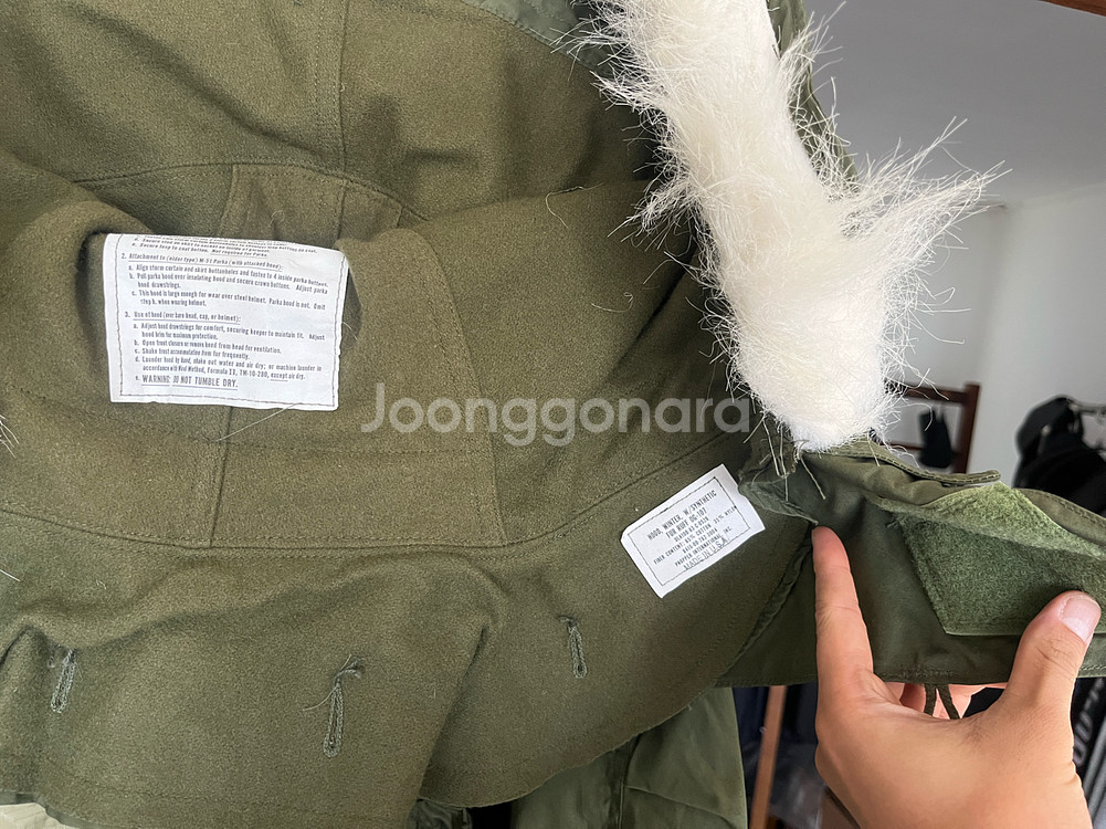 M65 오리지널 데드스탁 피쉬테일 개파카 M size--4