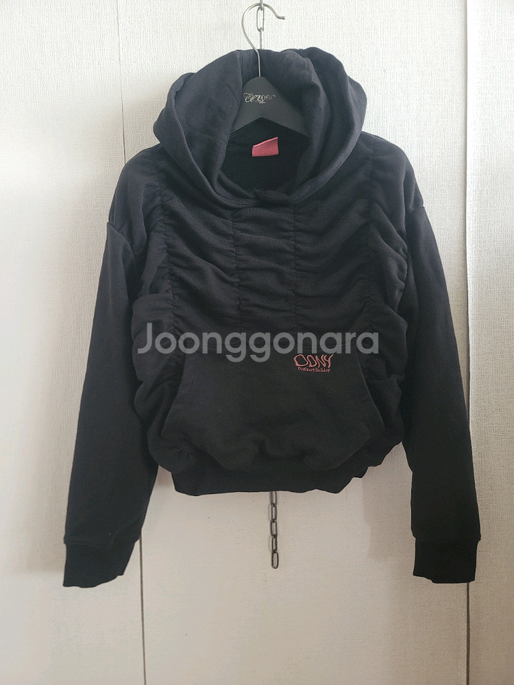 오디너리홀리데이 크롭후드티5000--4