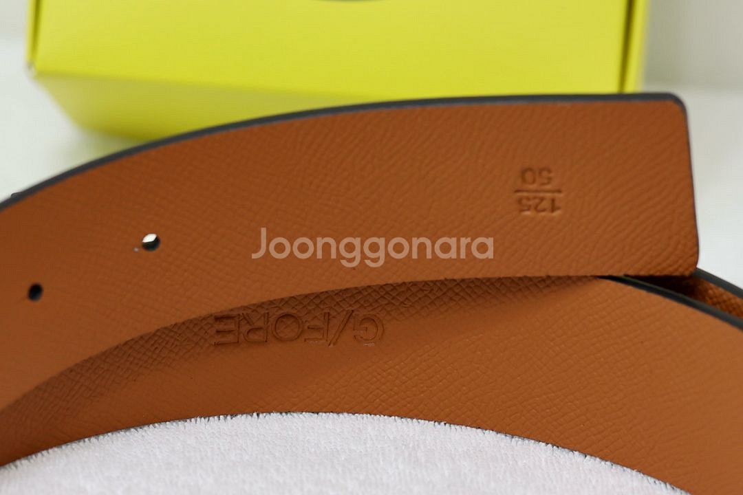 지포어 블랙 남성 골프 벨트--4