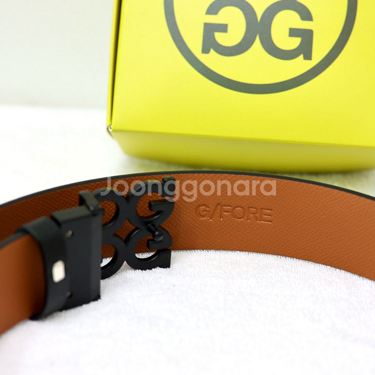 지포어 블랙 남성 골프 벨트--6