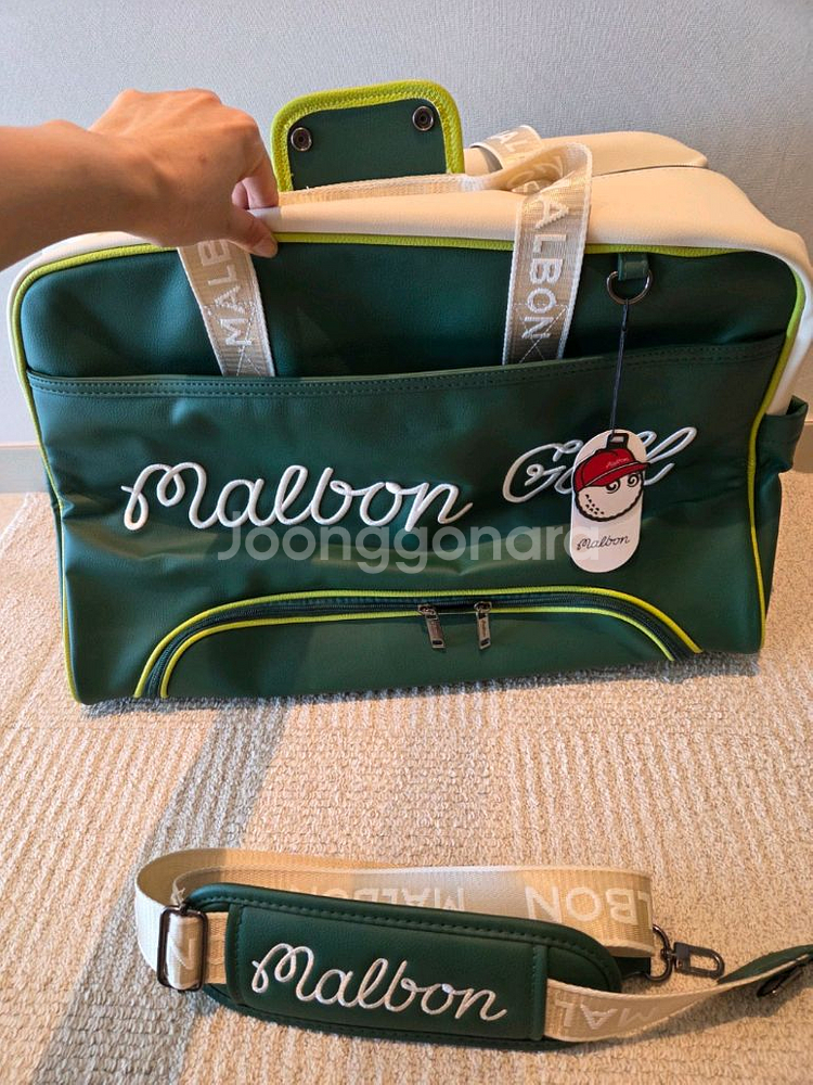 국내당일발송 말본골프백 캐디백 보스턴백 그린--1