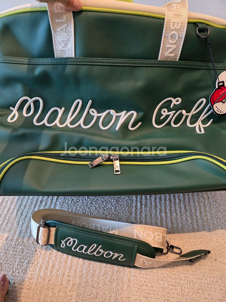 국내당일발송 말본골프백 캐디백 보스턴백 그린--3