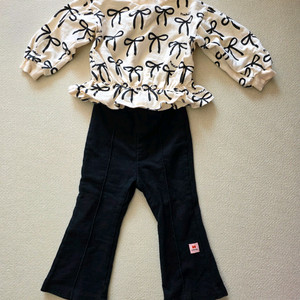 삠뽀요 여아 상하복 세트 100