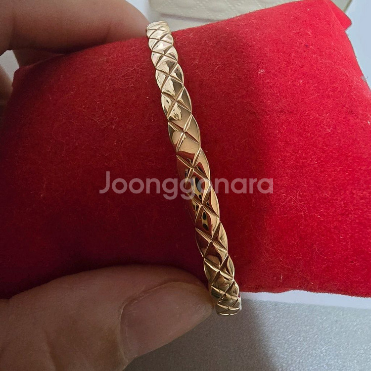 18k 핑크골드 팔찌--4