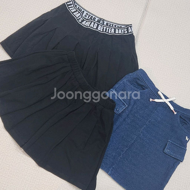 150 160(성인가능) 스파오 셀덴 스커트 정리--4