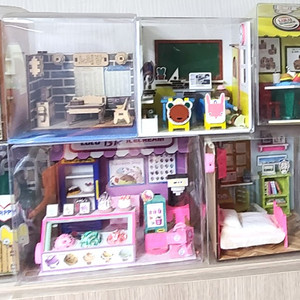 미니어처 하우스.인형 10종 세트