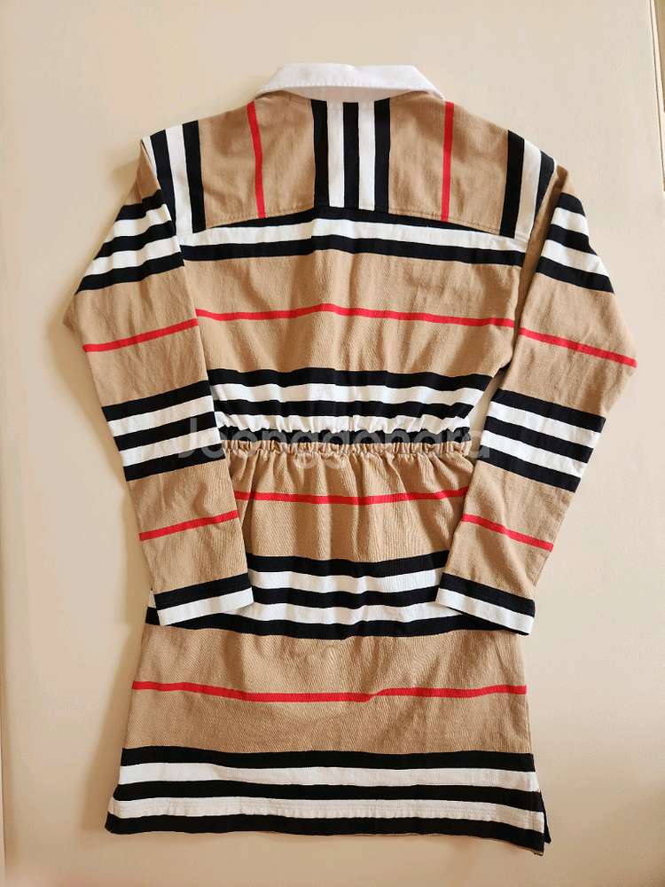 버버리 키즈 체크 원피스 10y--1