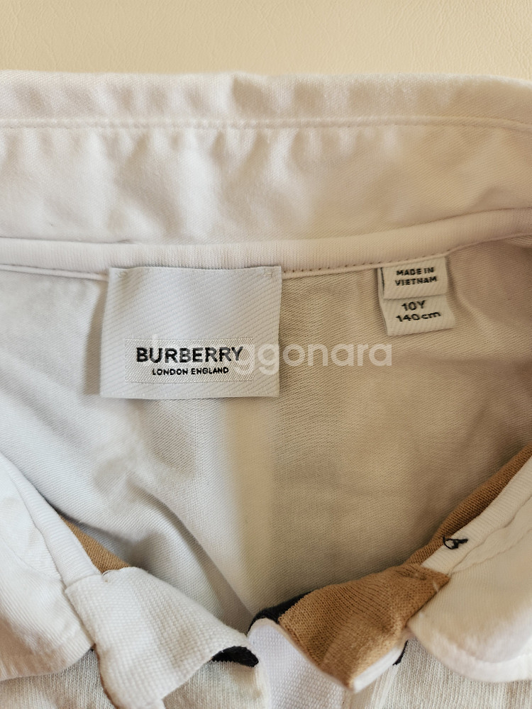 버버리 키즈 체크 원피스 10y--2