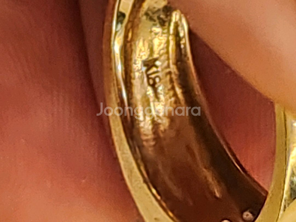 18k 골드 반지--5
