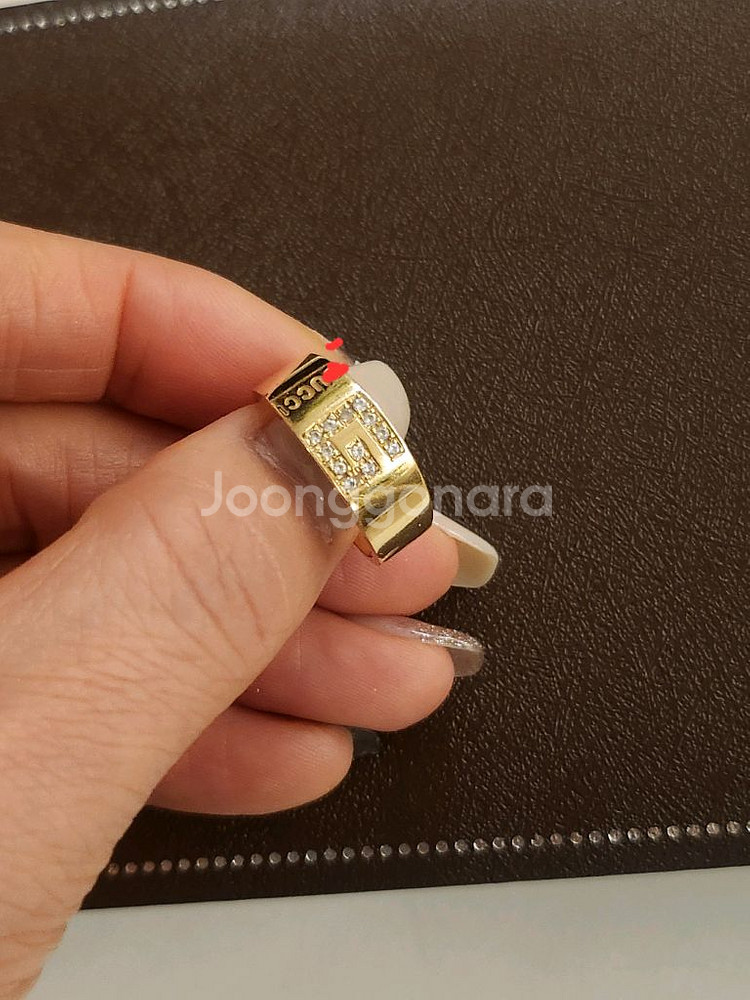 18k 골드 반지--2