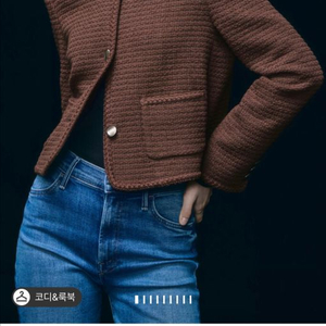 클럽모나코 트위드 재킷 자켓 한섬 타임 마인 시스템