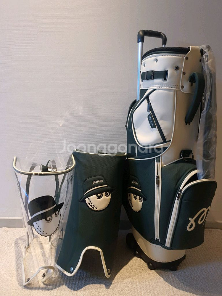 국내당일발송 말본골프백 캐디백 보스턴백 세트 트롤리 바퀴--1