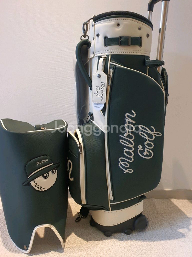 국내당일발송 말본골프백 캐디백 보스턴백 세트 트롤리 바퀴--2