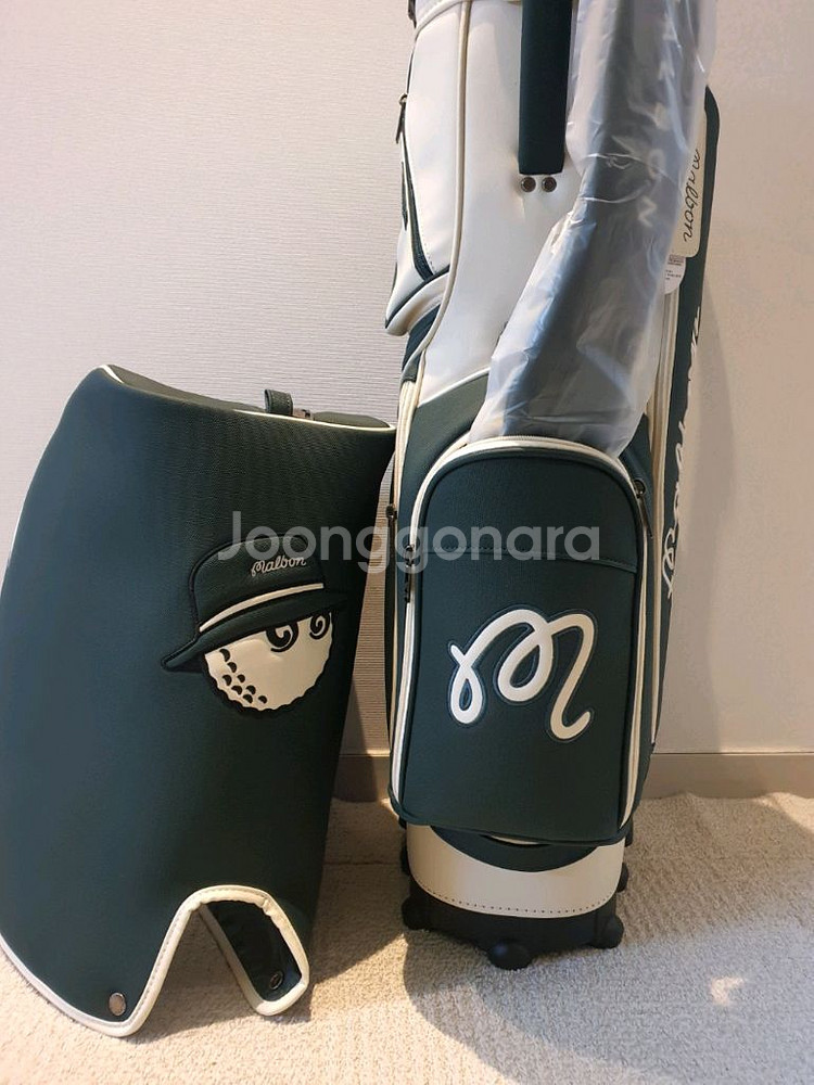 국내당일발송 말본골프백 캐디백 보스턴백 세트 트롤리 바퀴--3
