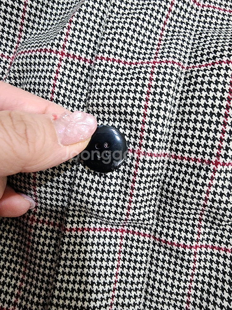 블루독키즈 체크코트 80사이즈--6