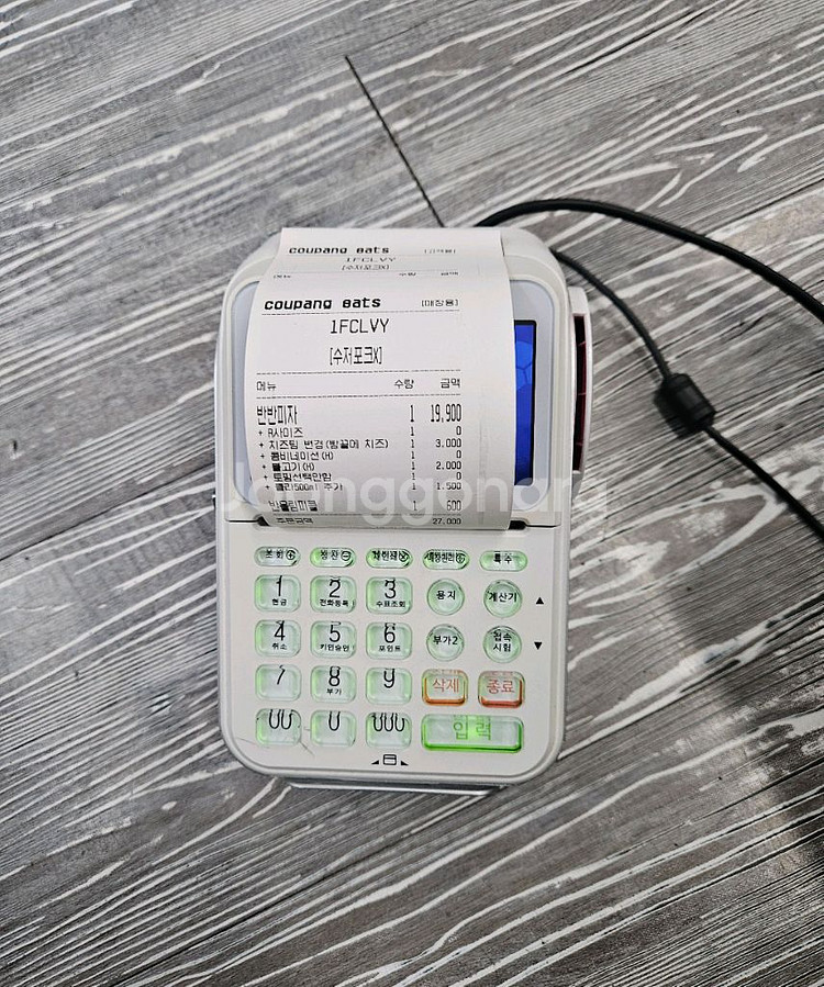 카드 단말기 영수증 프린터 카운터 프린터 배민,쿠팡,주방 주문서 영수증 사용가능--3