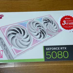 미개봉 새제품 컬러풀 RTX 5080 RTX5080 울트라 화이트