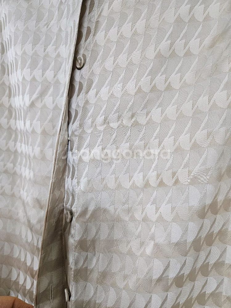 COS 새거수준 자가드원단 실크느낌 블라우스 셔츠 남방--6