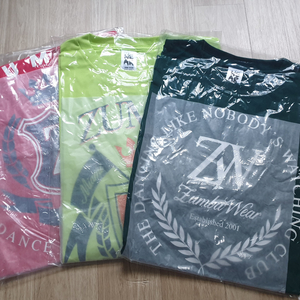 줌바 단체티 공용티 3장 한세트 줌바웨어