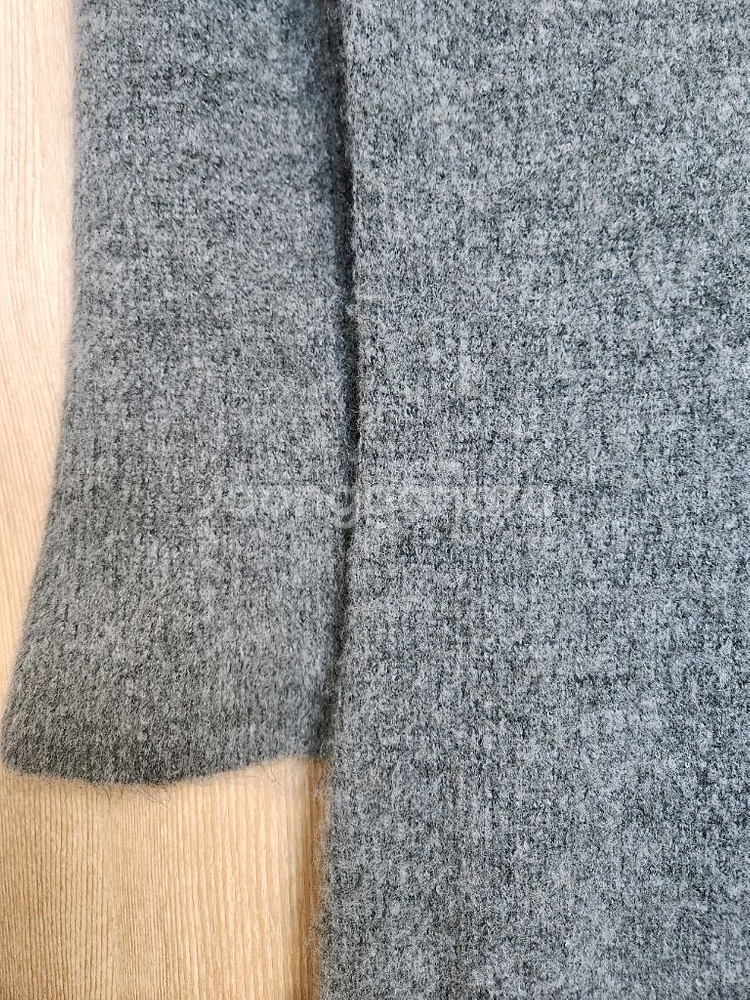 (그레이)울40 앙고라 20 부드러운 니트 롱원피스--4