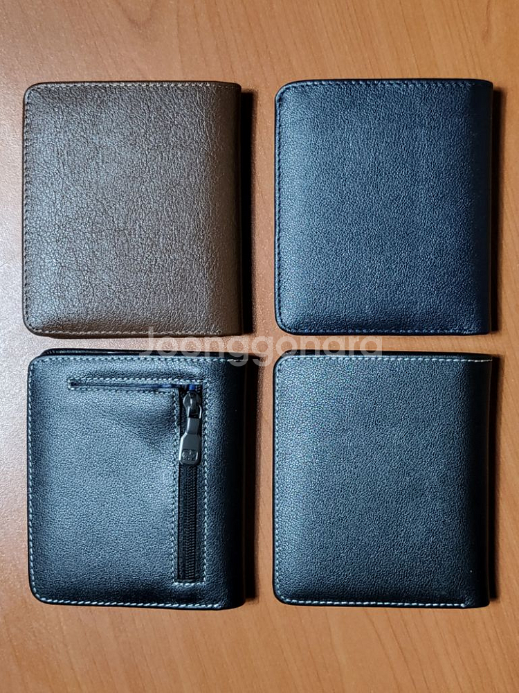 남성용 소가죽 반지갑--1