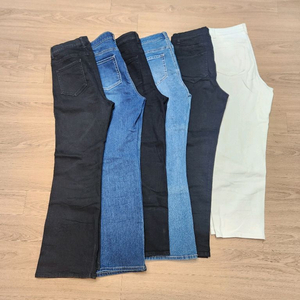 28사이즈 (6개 세트) 신세계 여자 청바지 배기바지