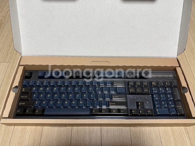 기계식키보드 엠스톤 밀키축 45g 블루블랙 판매--0