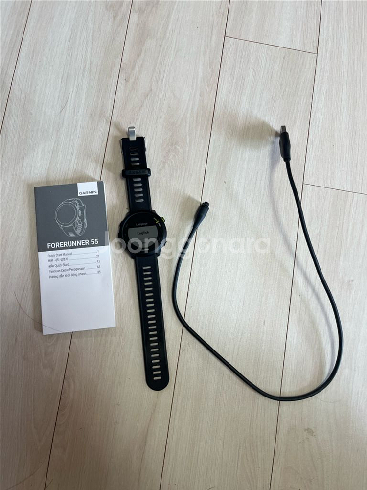 가민포러너 55 블랙--0