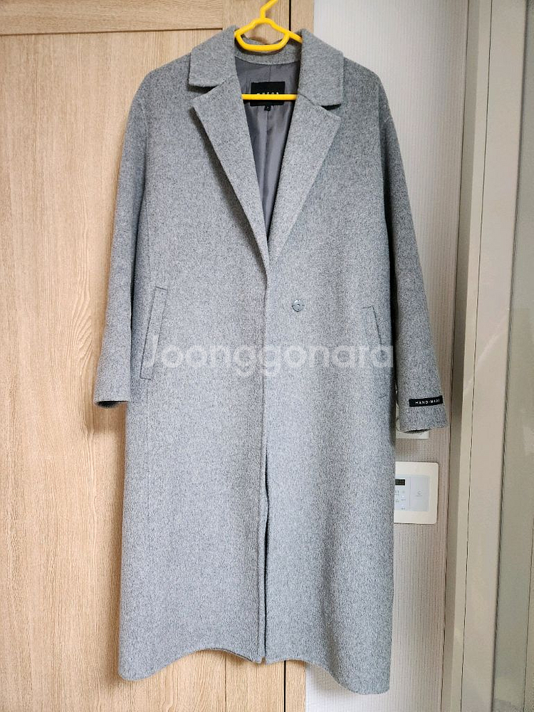 (여성)핸드메이드 울55% 울코트 모직코트--1