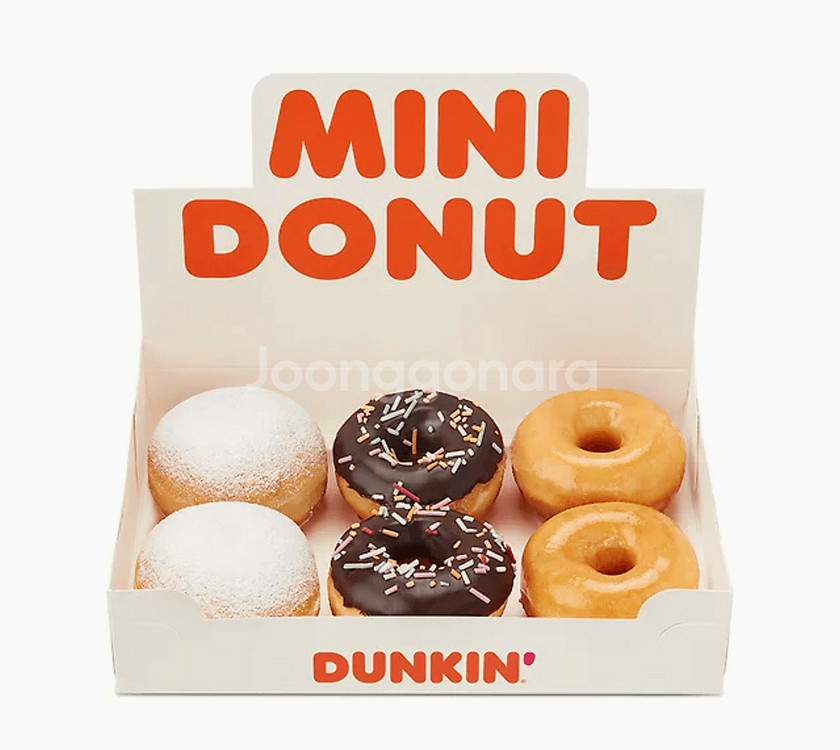 던킨 미니도넛 세트 기프티콘 쿠폰--0